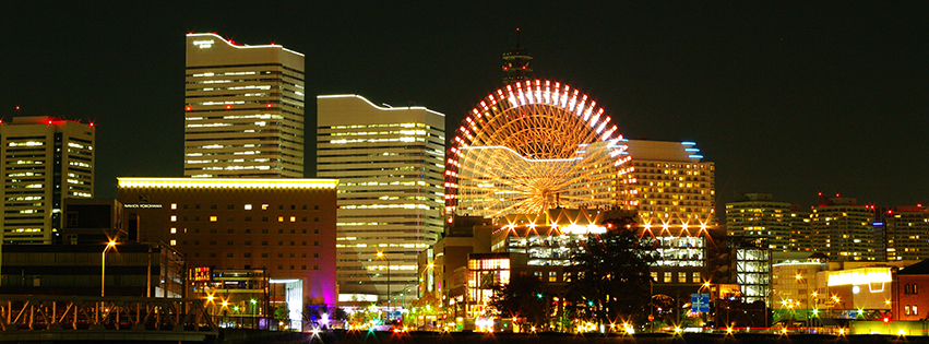 横浜の夜景のFacebookカバー